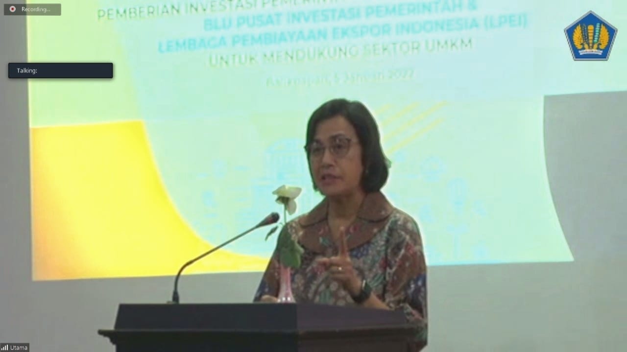 Dorong Bangkitnya UMKM, Menkeu Wajibkan PIP dan LPEI Komitmen Penuhi KPI Investasi Pemerintah dan PMN