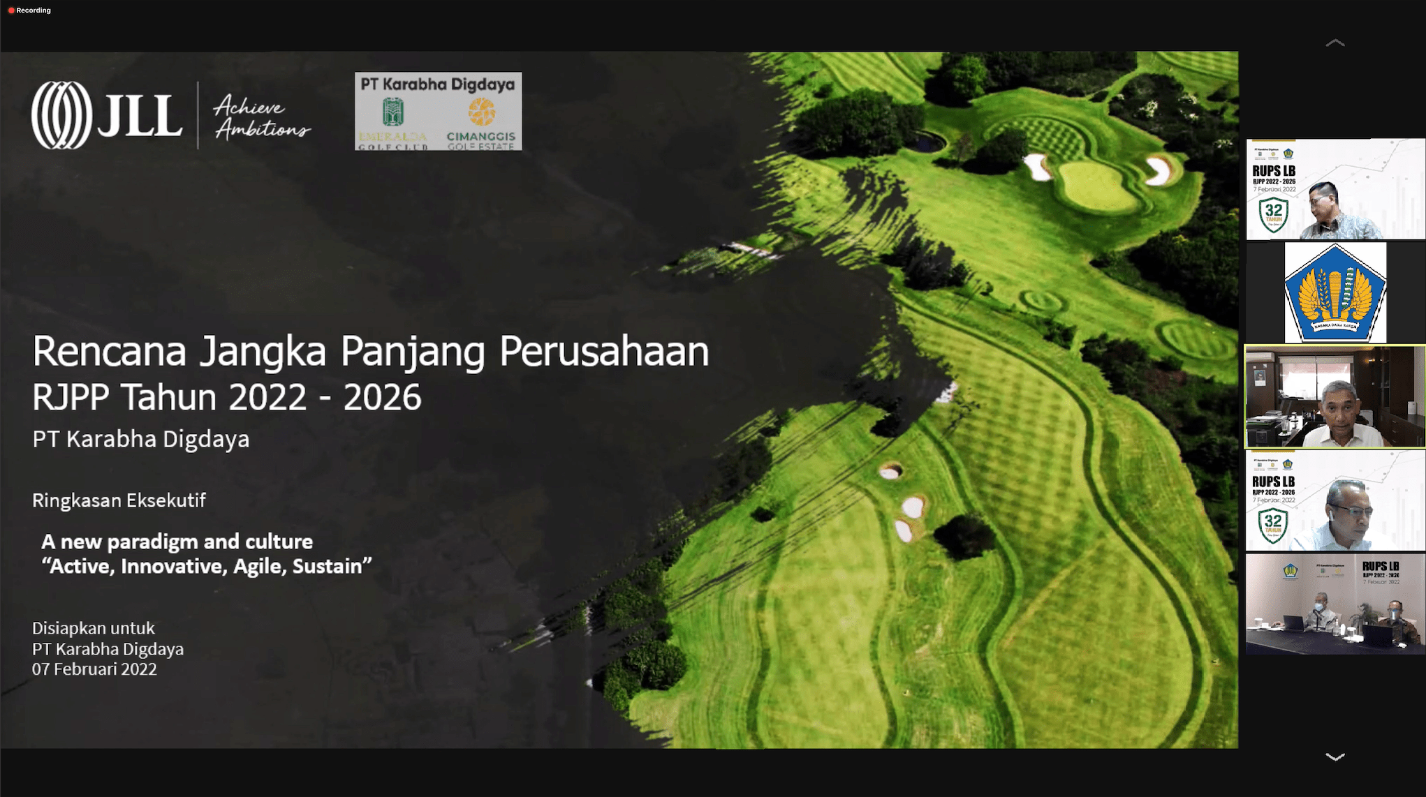 RJPP Disahkan, PT Karabha Digdaya Siapkan Diri Jadi Pengembang Mandiri