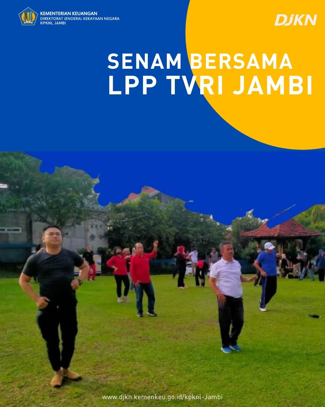 Senam Bersama LPP TVRI Jambi