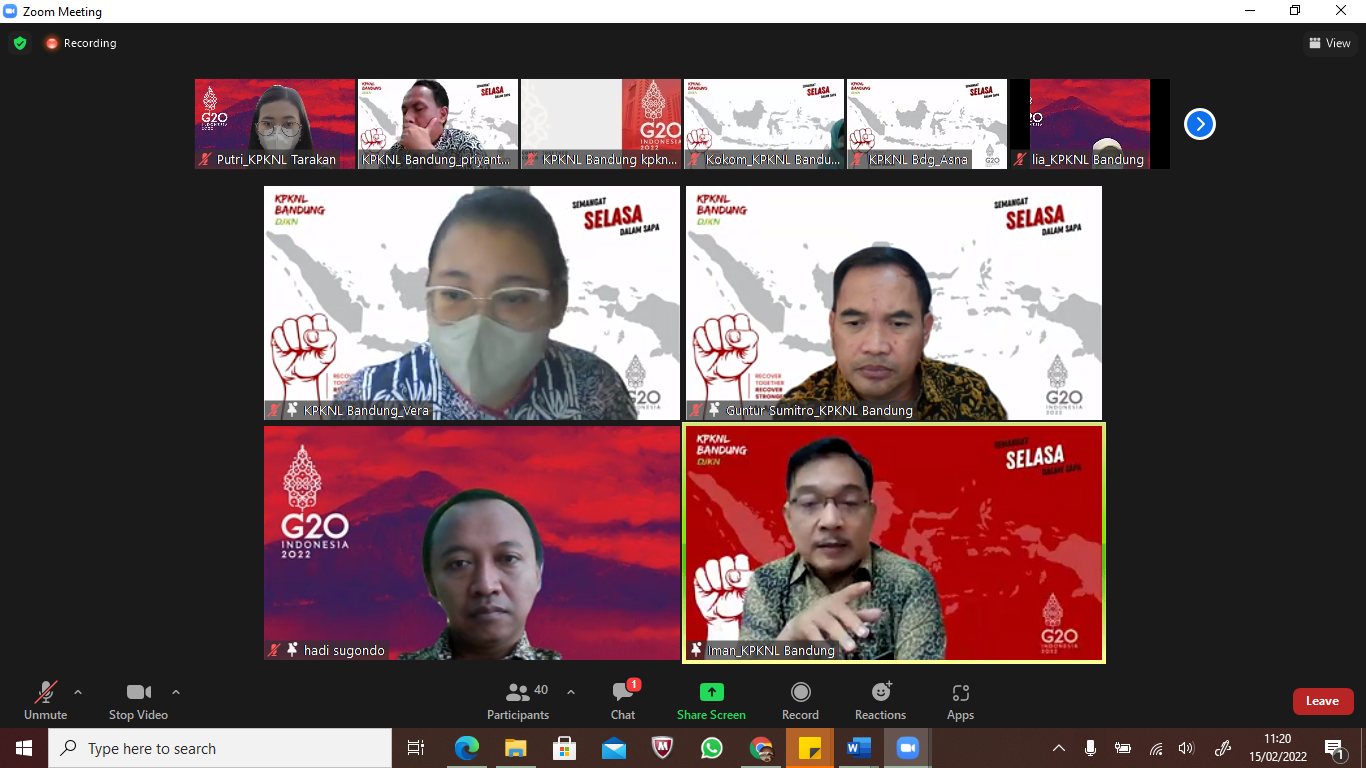 Kenalkan SnR, KPKNL Tarakan Rangkai Sinergi dengan KPKNL Bandung