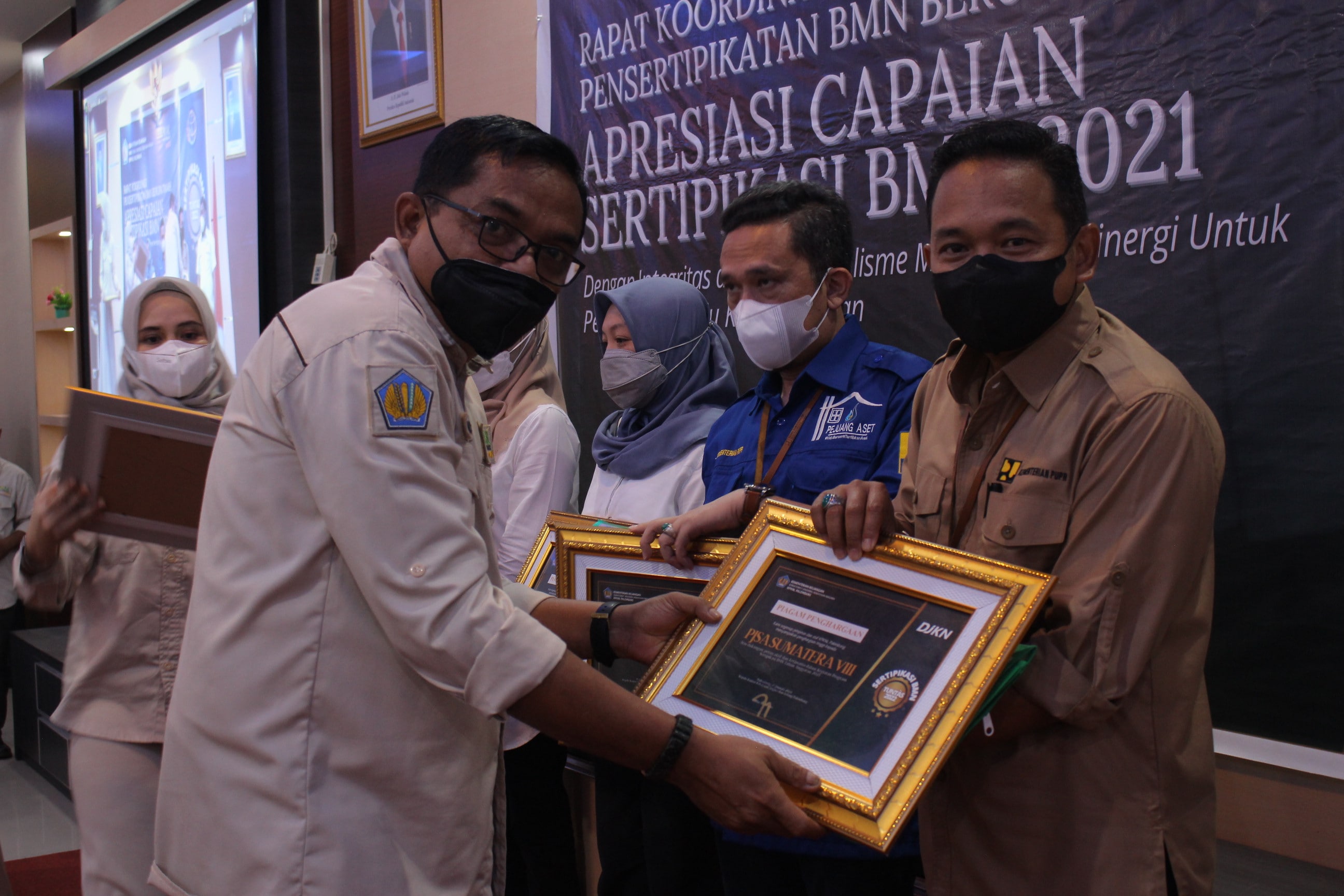 Sertipikasi BMN Tercapai 108,8 Persen, KPKNL Palembang Memberikan Apresiasi kepada Satuan Kerja