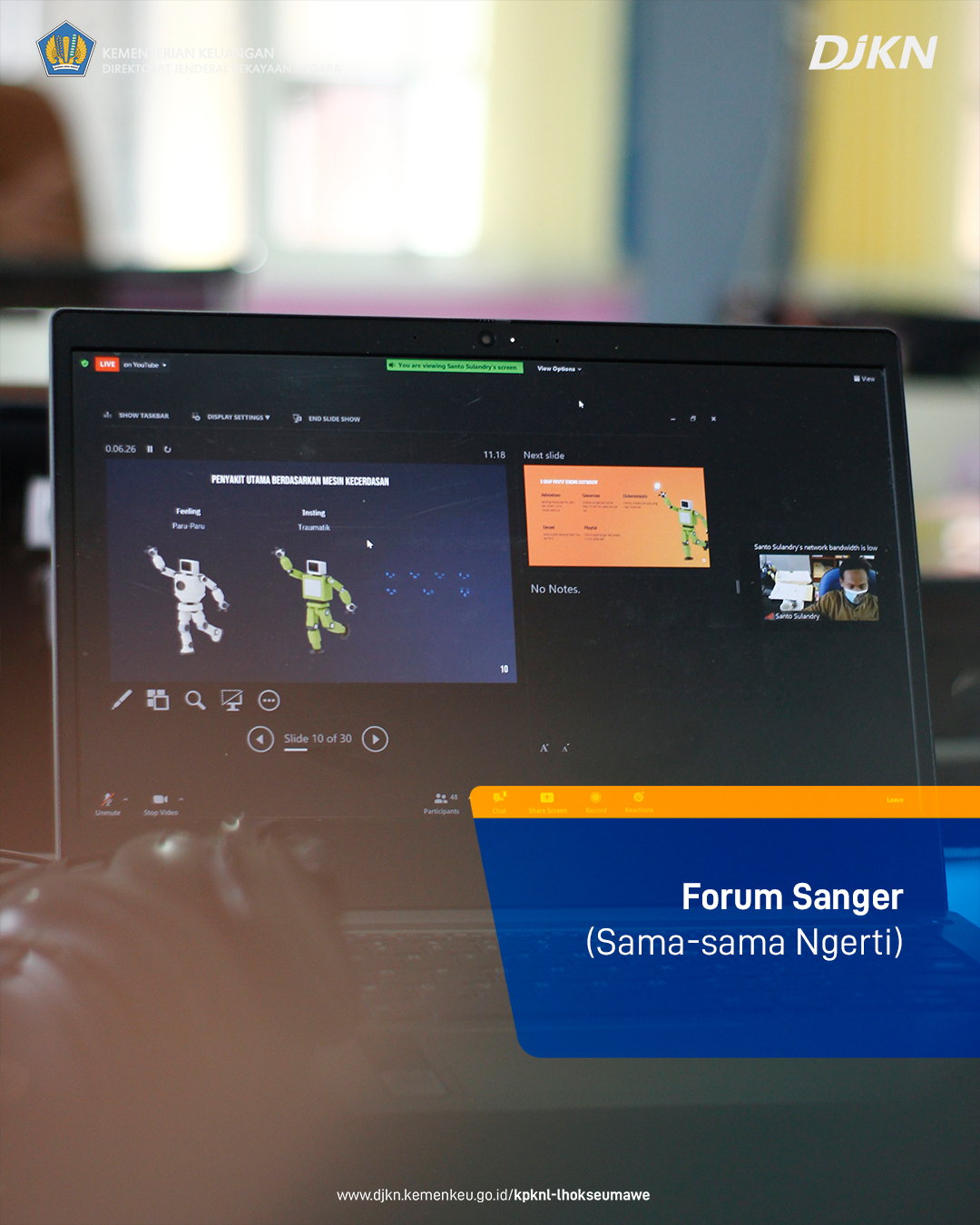 Forum Sanger &ldquo;STIFIN: Bagian Otak Manakah yang Paling Dominan?&rdquo;