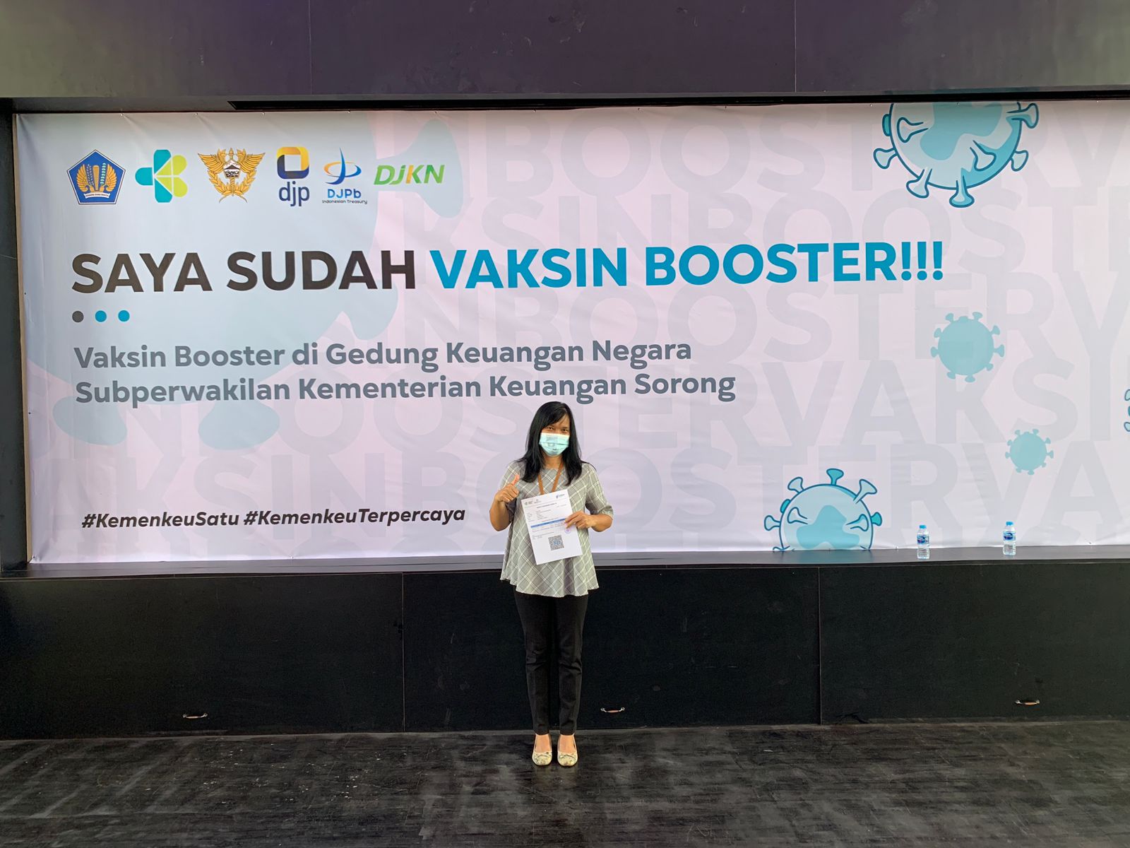 Kami Su Divaksin Booster!