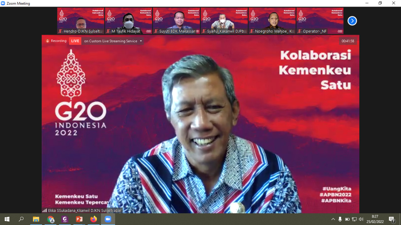 Melalui Konpres, Kemenkeu Sulsel Publikasikan Kinerja APBN 2022