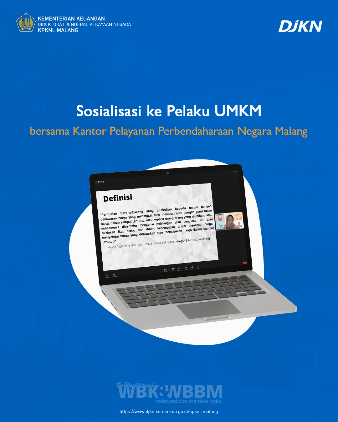Sosialisasi Pemasaran Produk UMKM melalui mekanisme Lelang Sinergi KPPN Malang