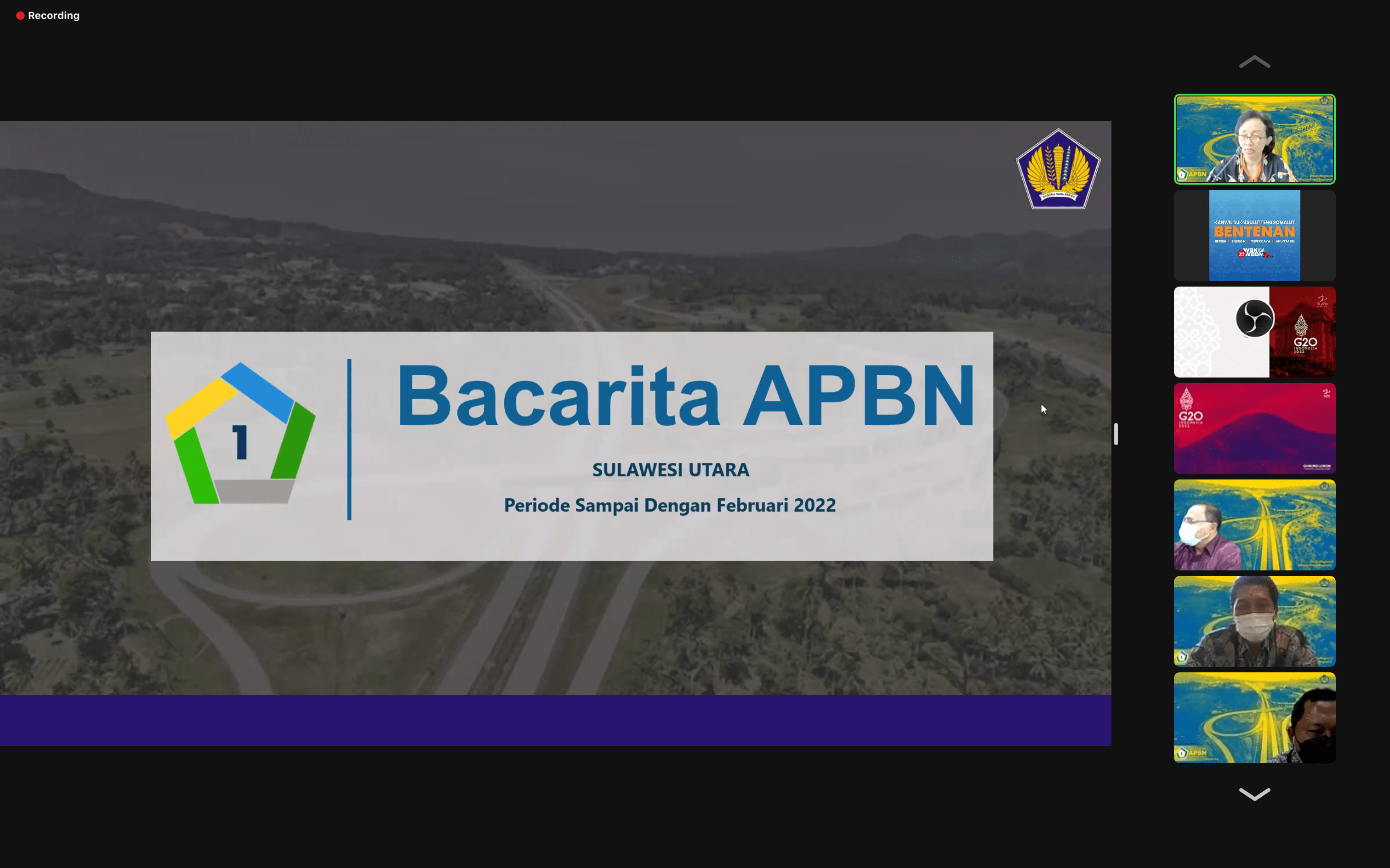 Bacarita APBN Sulut: Pemulihan Ekonomi Terus Berlanjut, APBN Kembali Bekerja Keras