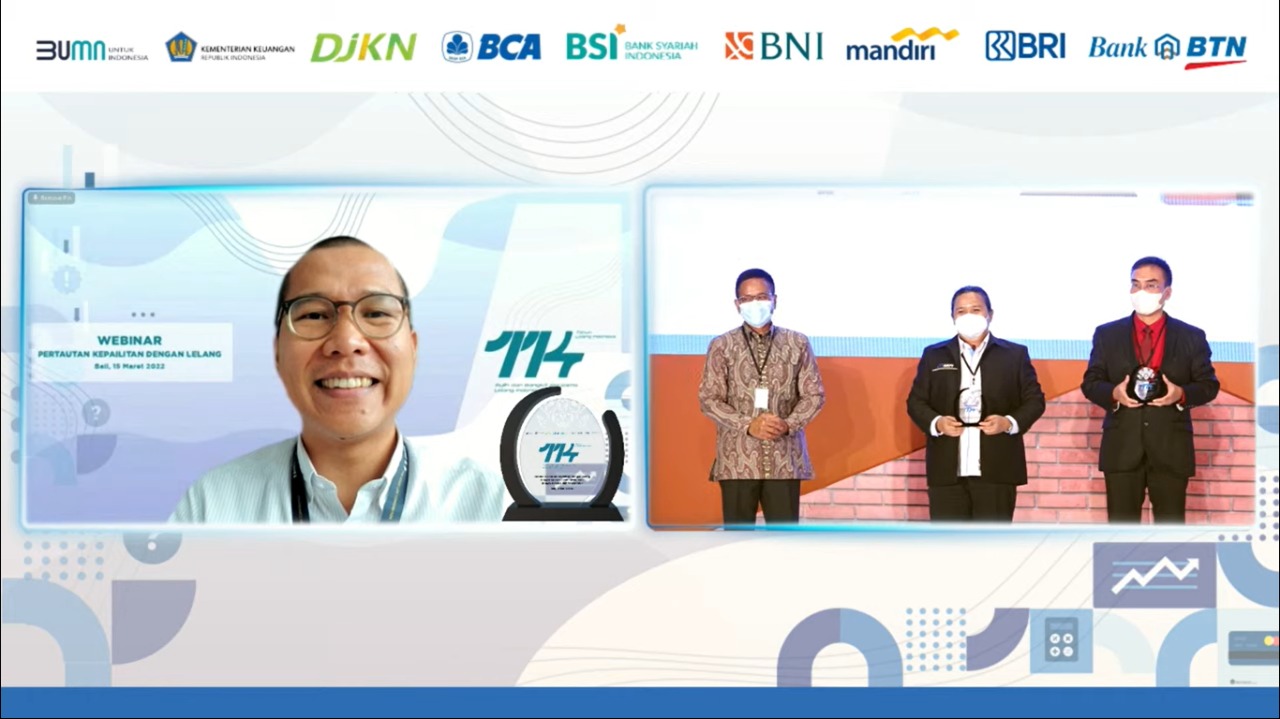 Peringati 114 Tahun Lelang Indonesia, DJKN Bersinergi dengan Perbankan Adakan Webinar Kepailitan