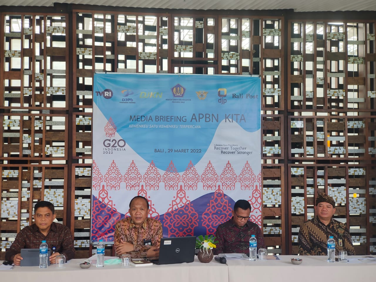 Adakan Media Briefing, Kemenkeu Prov Bali Sampaikan Capaian APBN Februari 2022