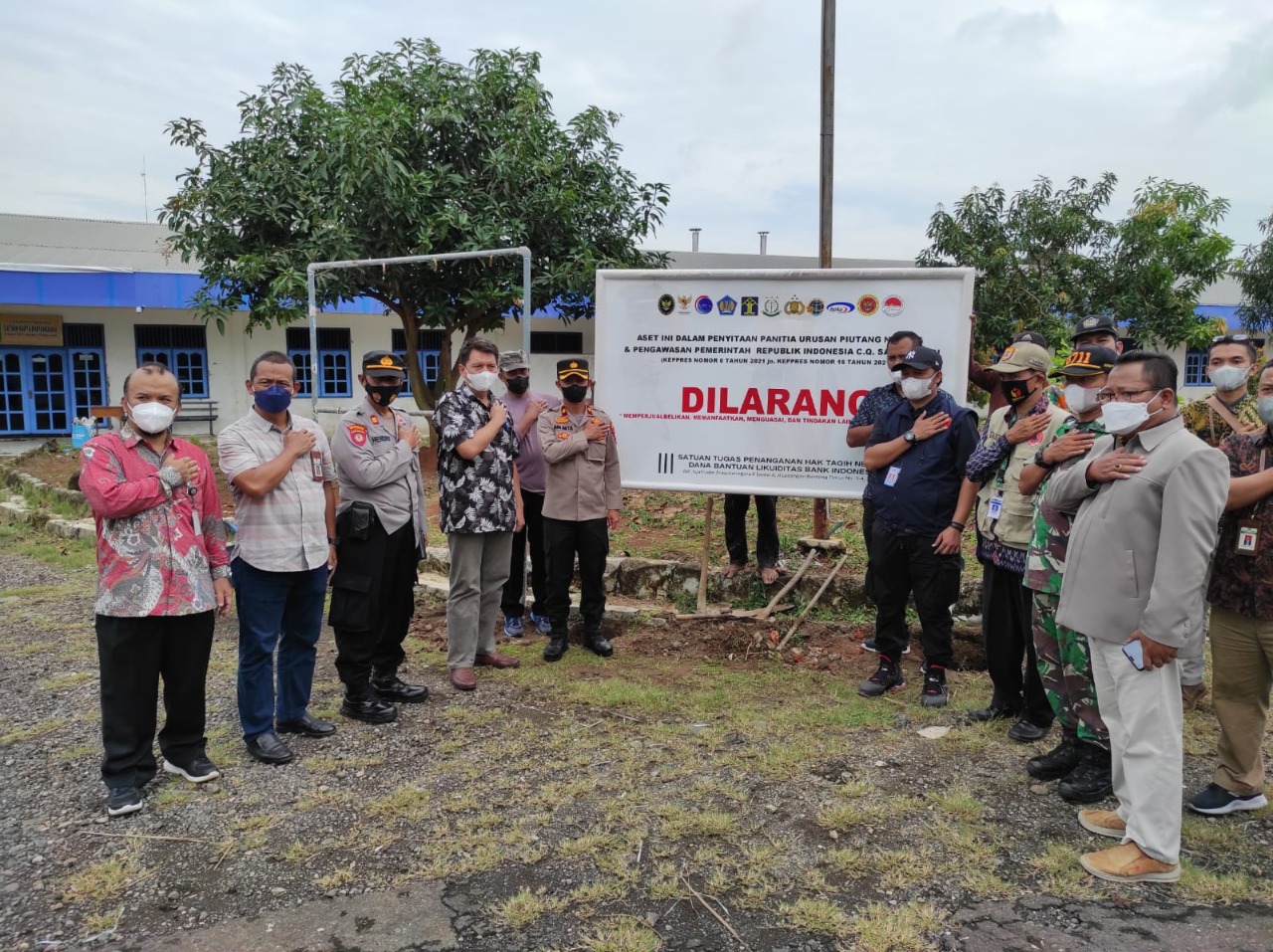 Satgas BLBI Lakukan Penyitaan Aset Jaminan Grup Texmaco di Wilayah Kerja KPKNL Tegal