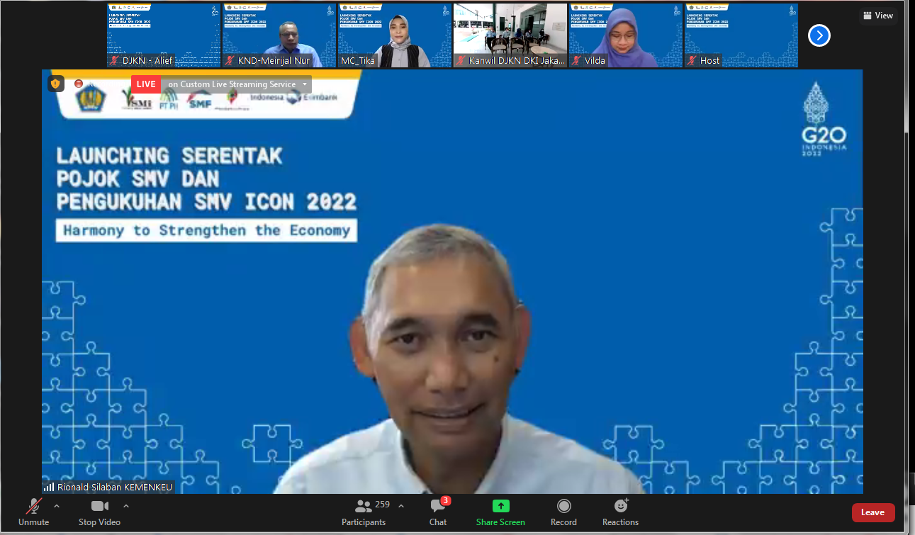 Dirjen KN Resmikan Pojok SMV di 17 Kanwil DJKN