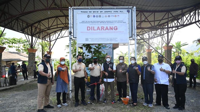 Terus Lakukan Upaya Pengembalian Hak Tagih Negara,  Satgas BLBI Sita Aset Tanah Obligor Agus Anwar 
