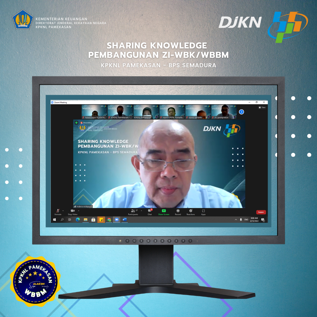 Sharing Knowledge Pembangunan ZI-WBK kepada BPS di Wilayah Pulau Madura