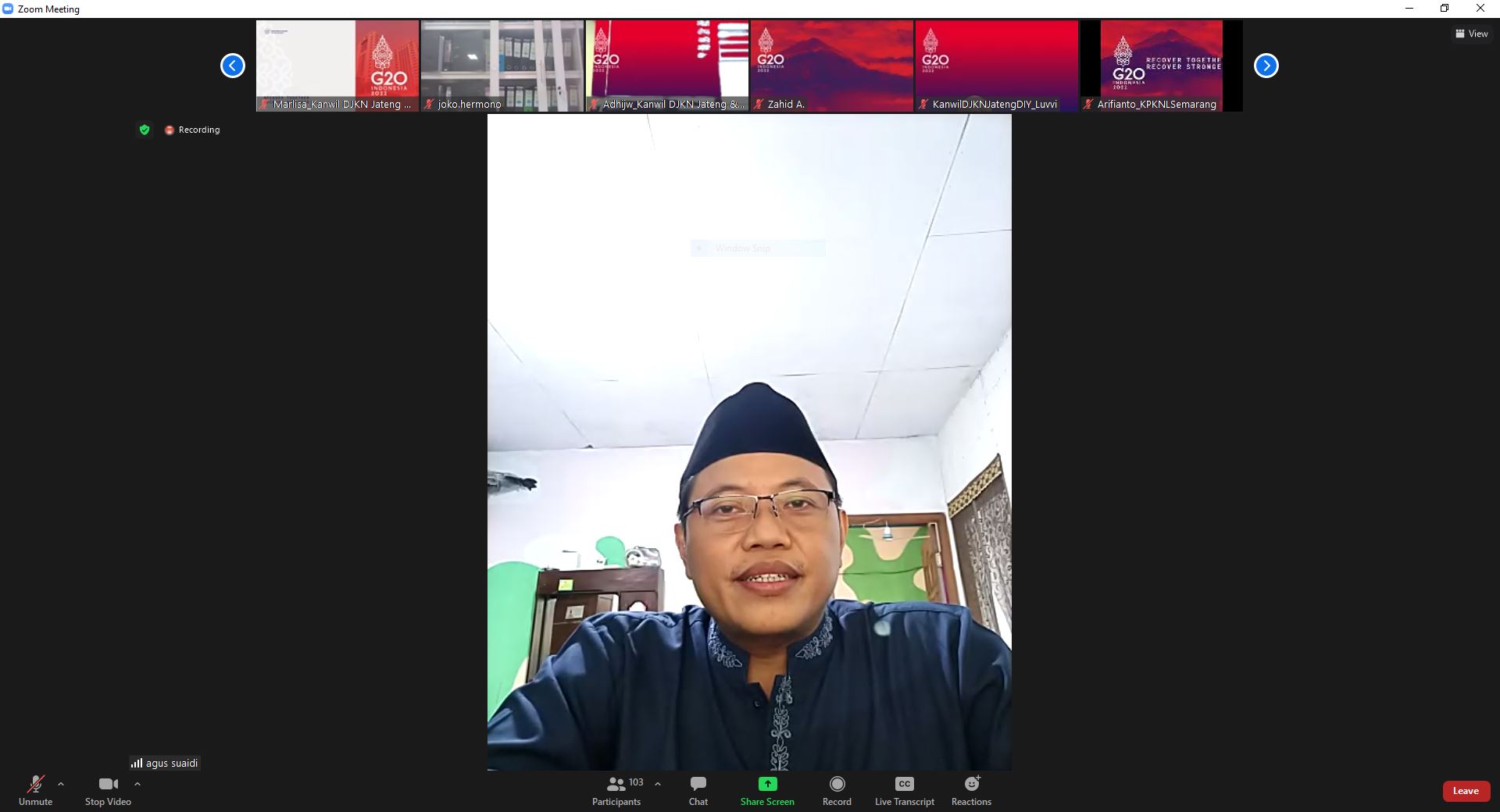 Sambut Ramadhan 1443 H, Kanwil DJKN Jateng DIY Selenggarakan Pengajian Tarhib Ramadhan  