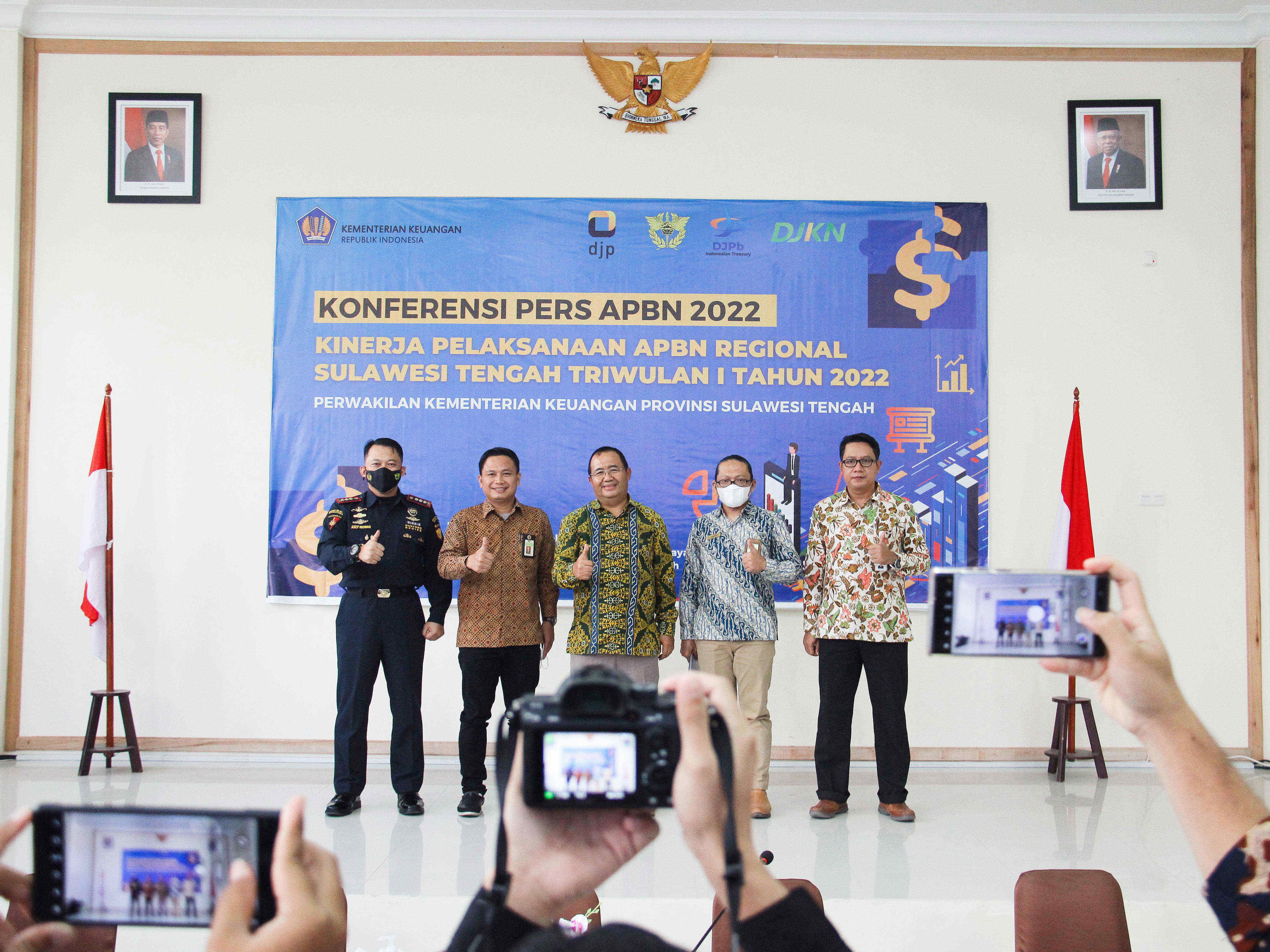 Press Conference Kinerja APBN Prov. Sulteng, PNBP hingga Maret 2022 Sebesar Rp453,76 Miliar