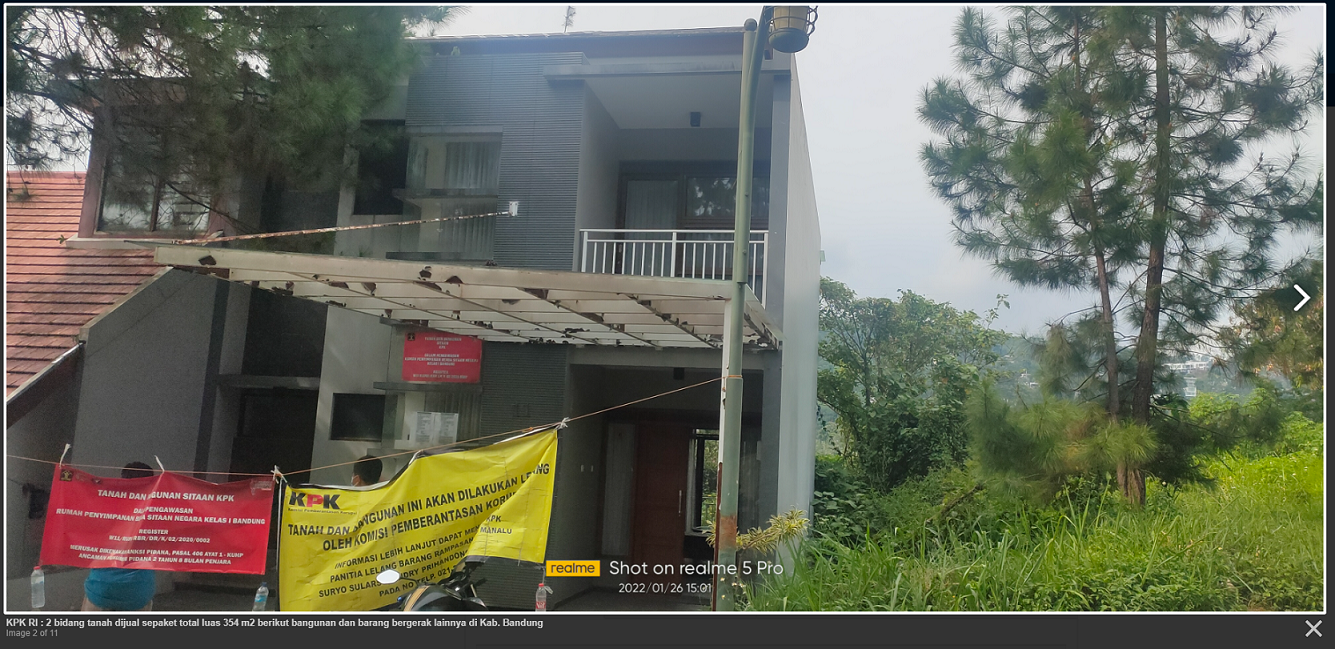 KPKNL Bandung Sukses Melelang Barang Rampasan KPK