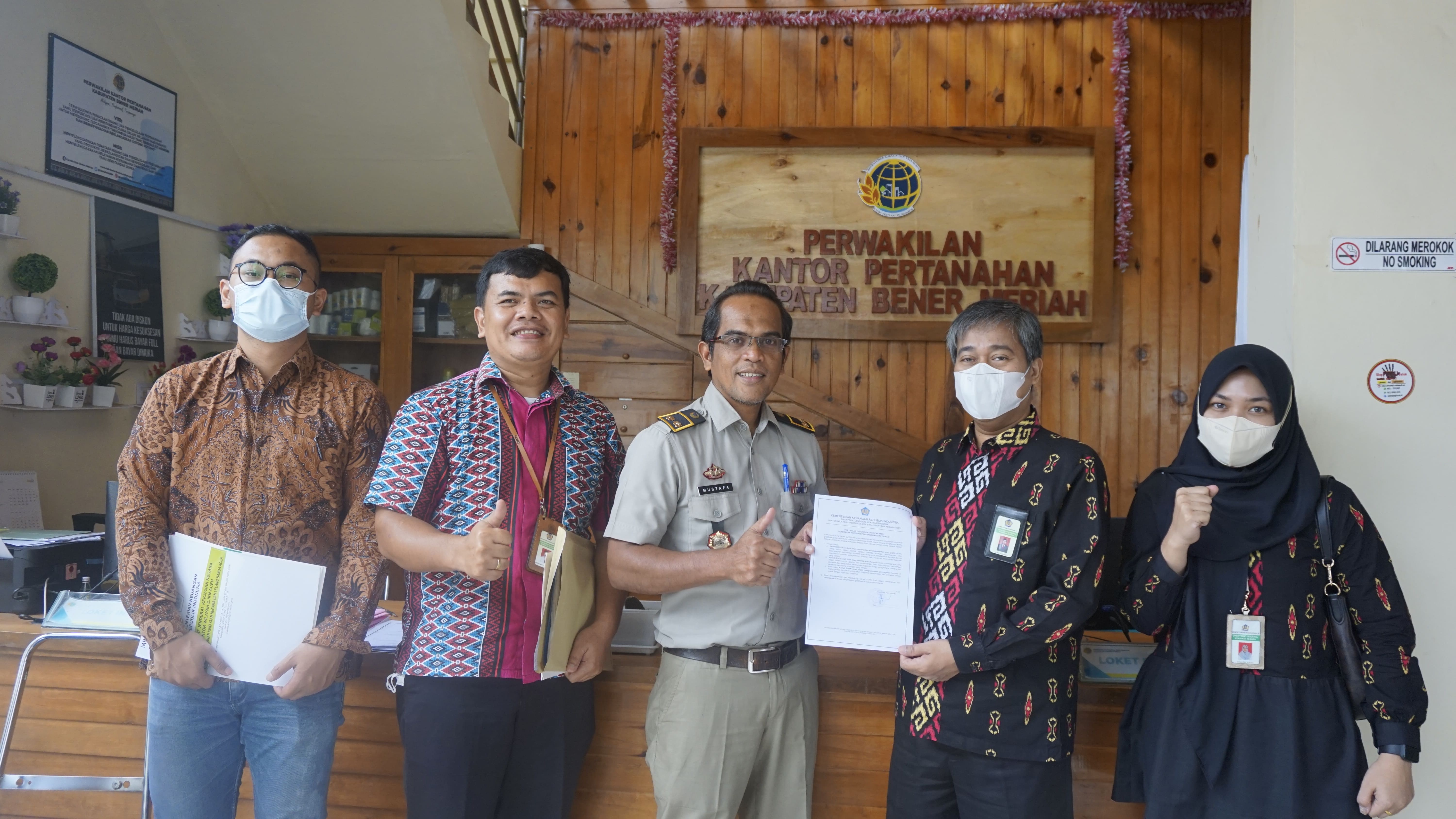 Penuntasan Sertipikasi BMN : Bener Meriah to Aceh Tengah