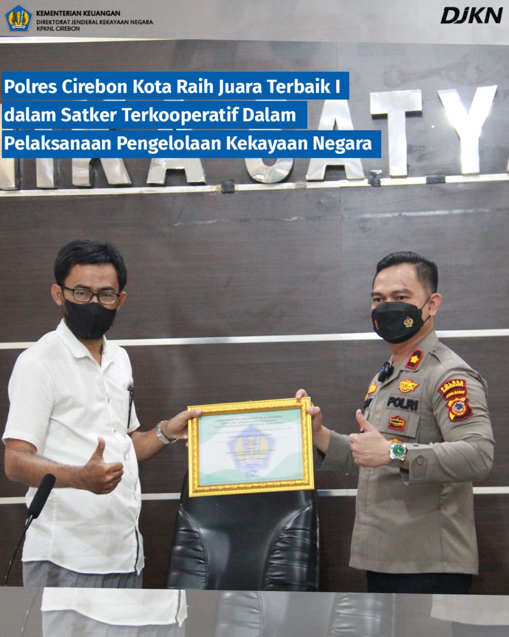 Kepolisian Resoe Cirebon Kota Kooperatif Dalam Pelaksanaan Pengelolaan Kekayaan Negara