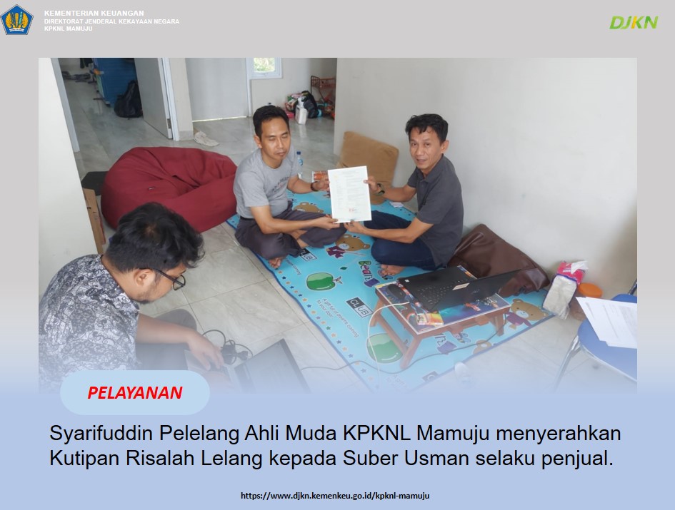 Jaga Kepuasan Stakeholder, KPKNL Mamuju Buka Layanan di Rumah Dinas Pasca Gempa Magnitudo 5,8