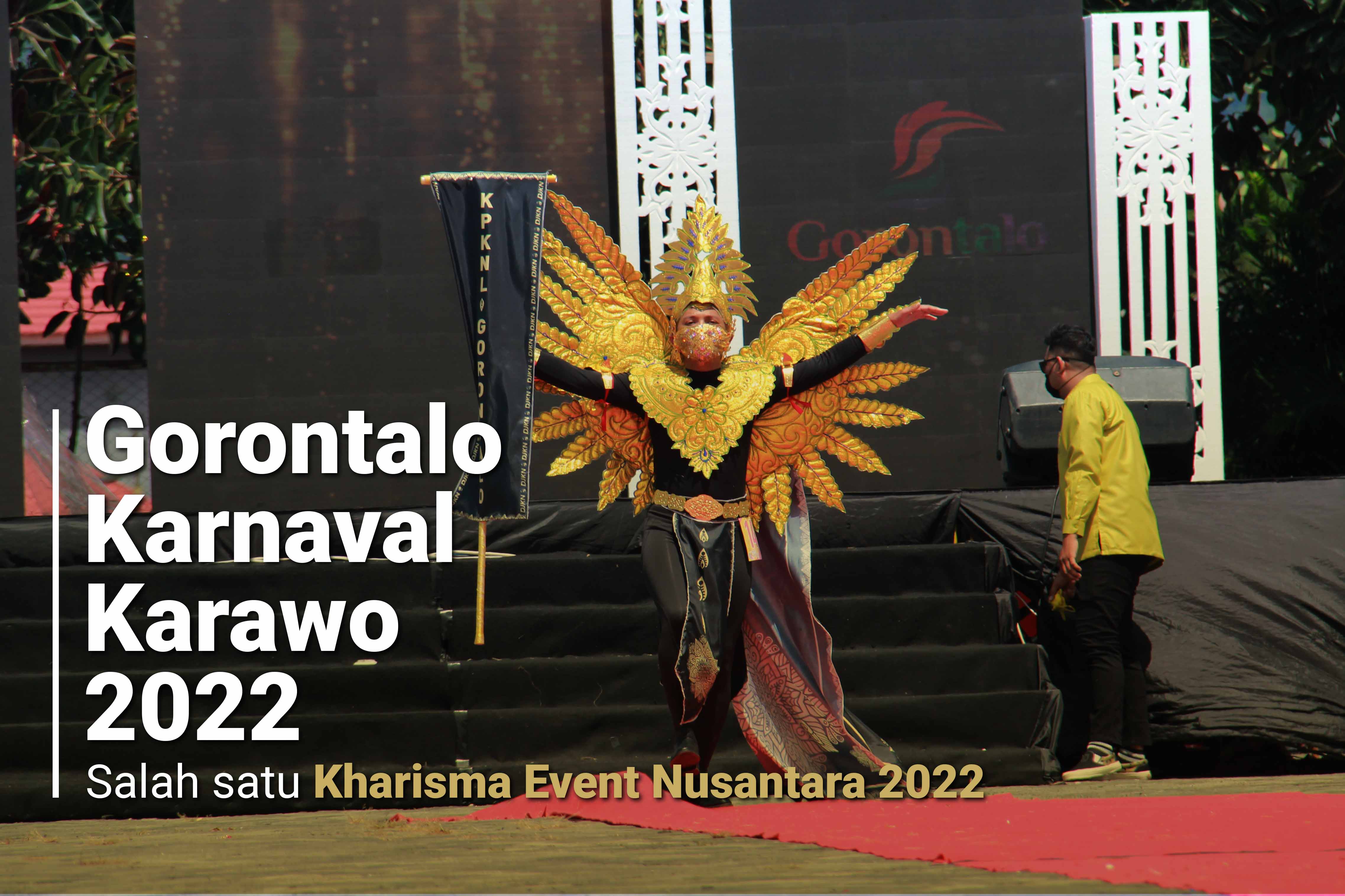  Megah, Kostum &ldquo;The Bird of Prosperity&rdquo;  KPKNL Gorontalo Meriahkan Gorontalo Karnaval Karawo 2022