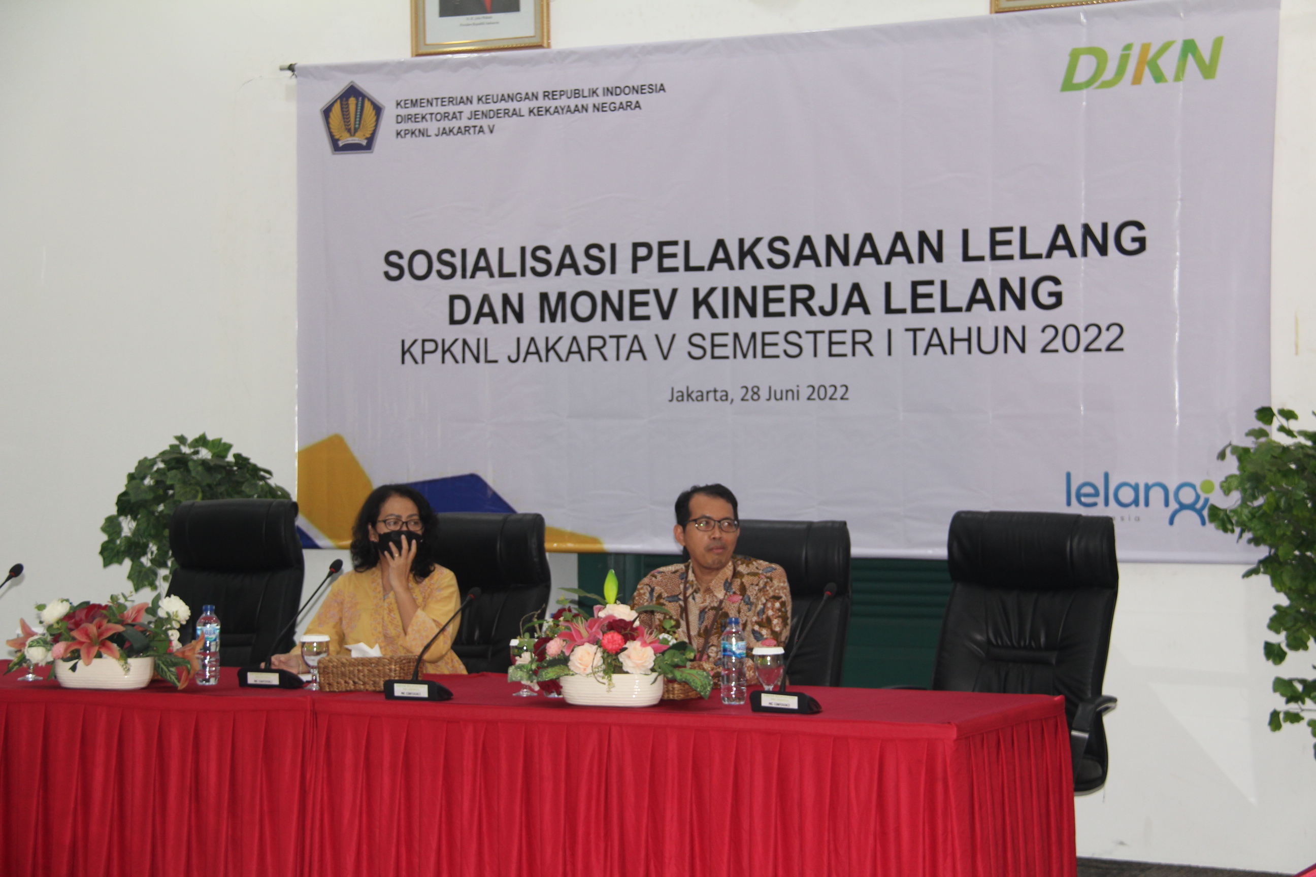 Sosialisasi Pelaksanaan Lelang dan Monev Kinerja Lelang Pada KPKNL Jakarta V Semester I Tahun 2022