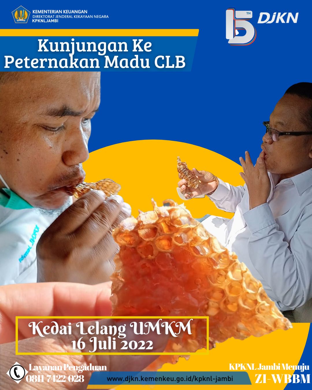 Kunjungan KPKNL Jambi ke Peternakan Lebah UMKM Cipta Lebah Berkah (CLB)