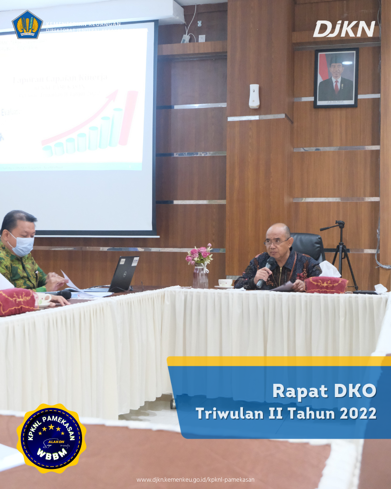 KPKNL Pamekasan Laksanakan DKO Triwulan II Tahun 2022