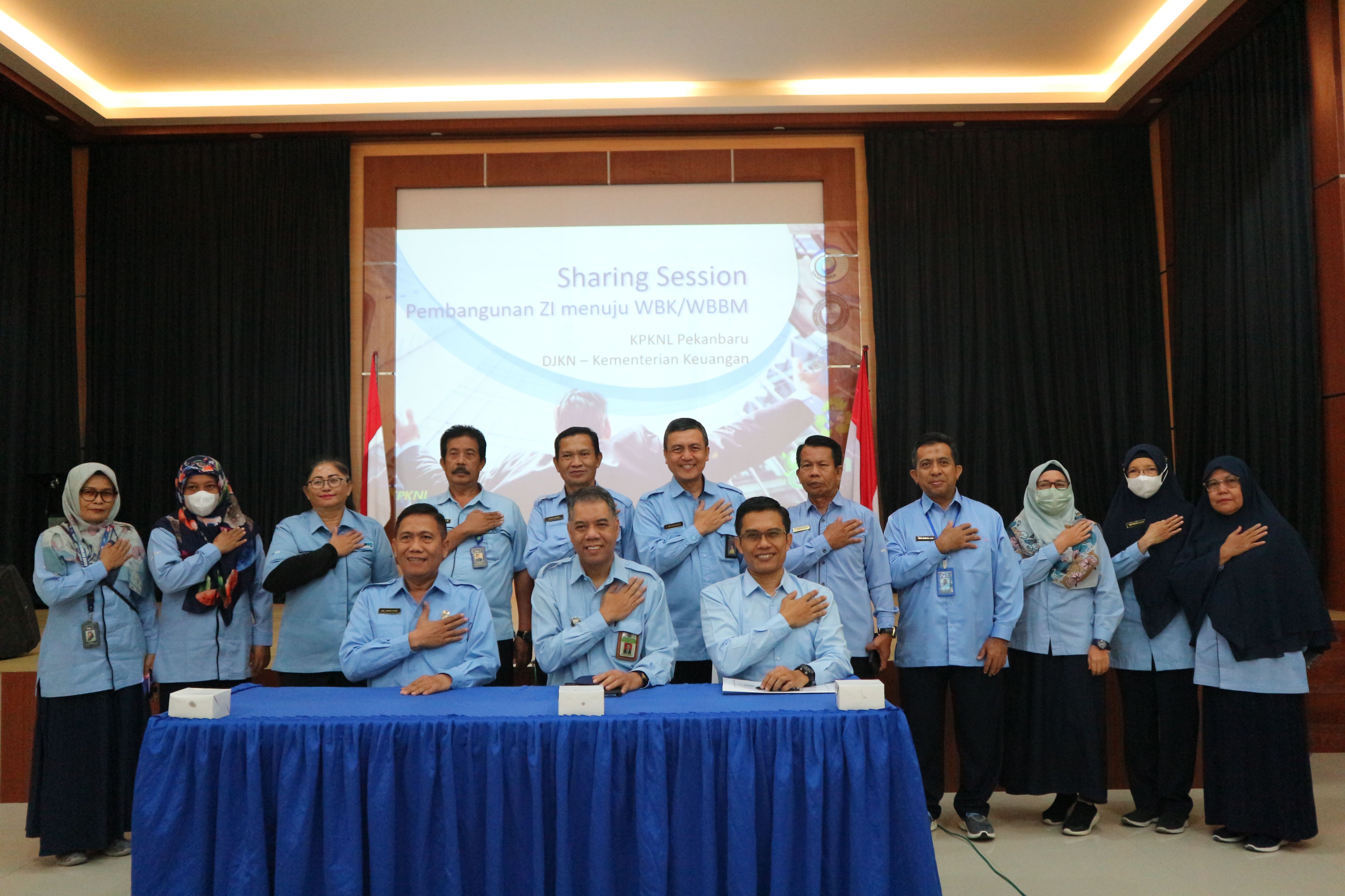 Wujudkan Island Of Integrity, KPKNL Pekanbaru Berbagi Kiat Sukses Pembangunan ZI-WBK