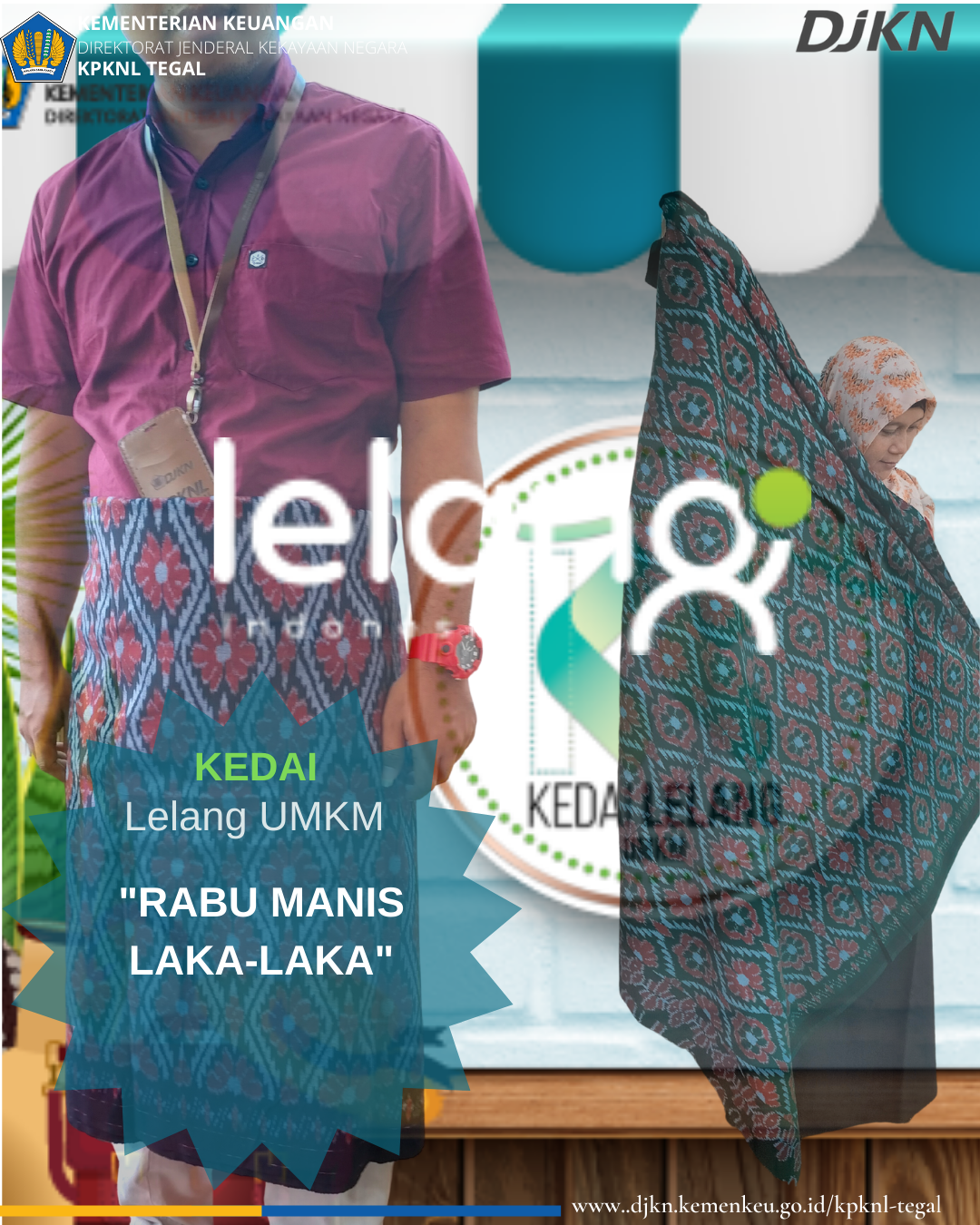 Mengenal Sarung Goyor, Salah Satu Obyek Lelang Dalam Kedai Lelang UMKM KPKNL Tegal Tahun 2022