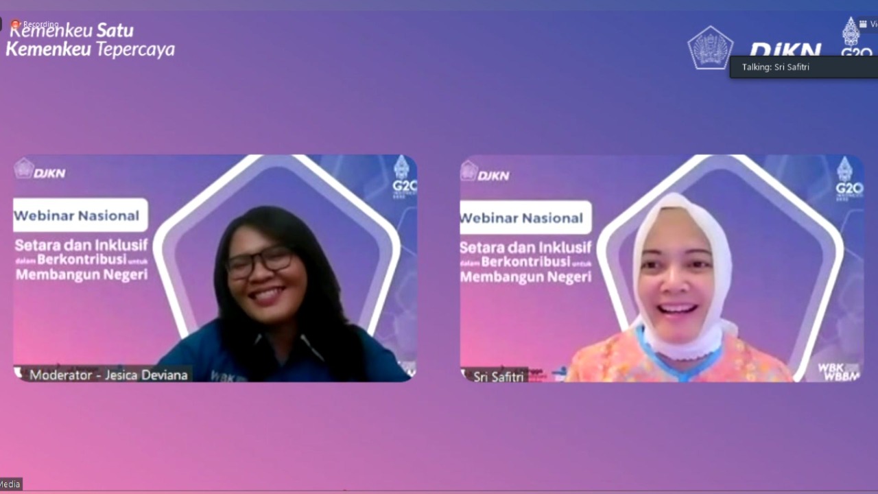 Webinar Nasional Keseteraan Gender, Dirjen KN: Bangun Kesetaraan Gender dan Inklusif dalam Berkontribusi Guna Bangun Negeri