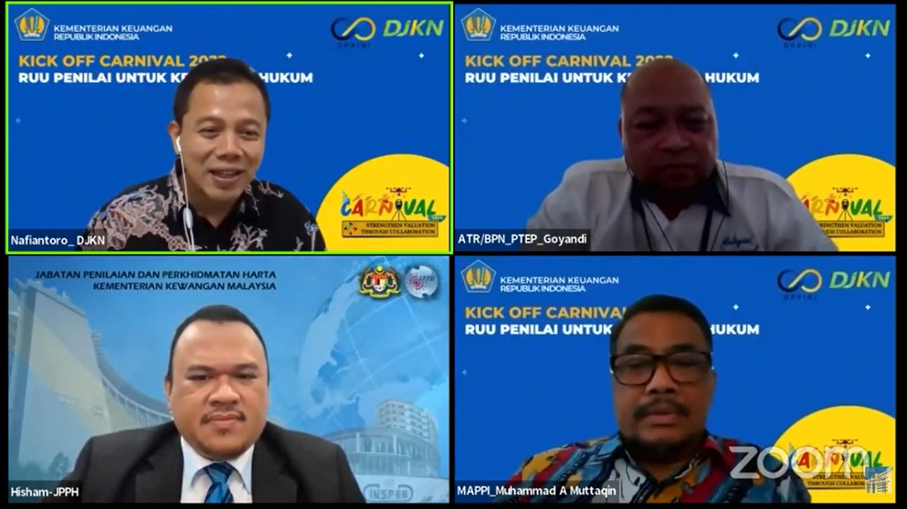 Carnival 2022, Komitmen DJKN Kembangkan Profesi Penilai
