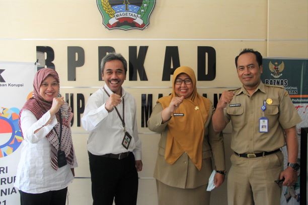 Penandatanganan Deklarasi Pengawasan Partisipatif  KPKNL Madiun dan BPPKAD Kabupaten Magetan