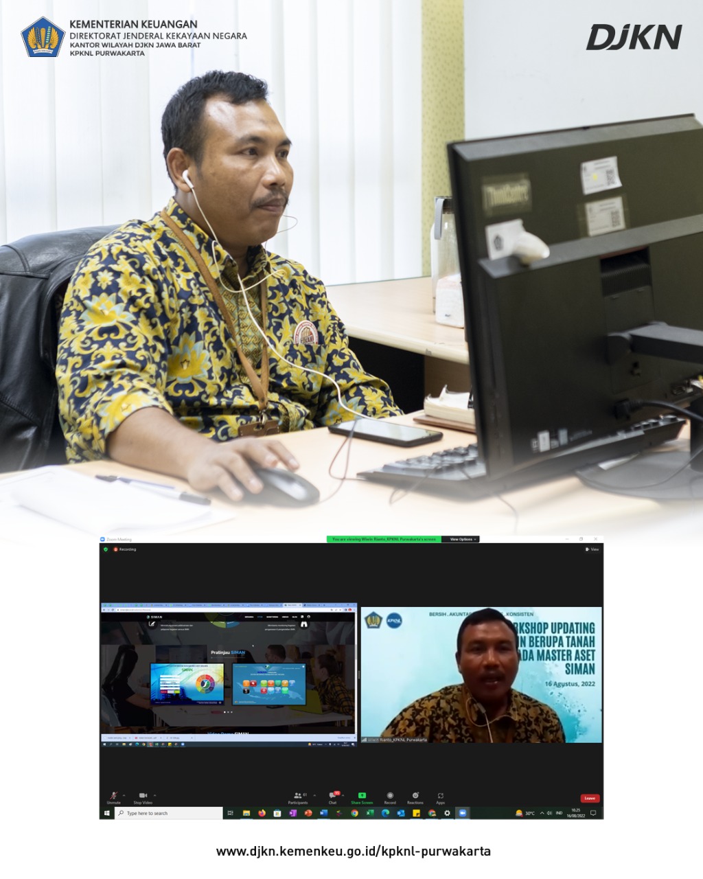 Workshop Updating Data BMN berupa tanah pada master aset SIMAN