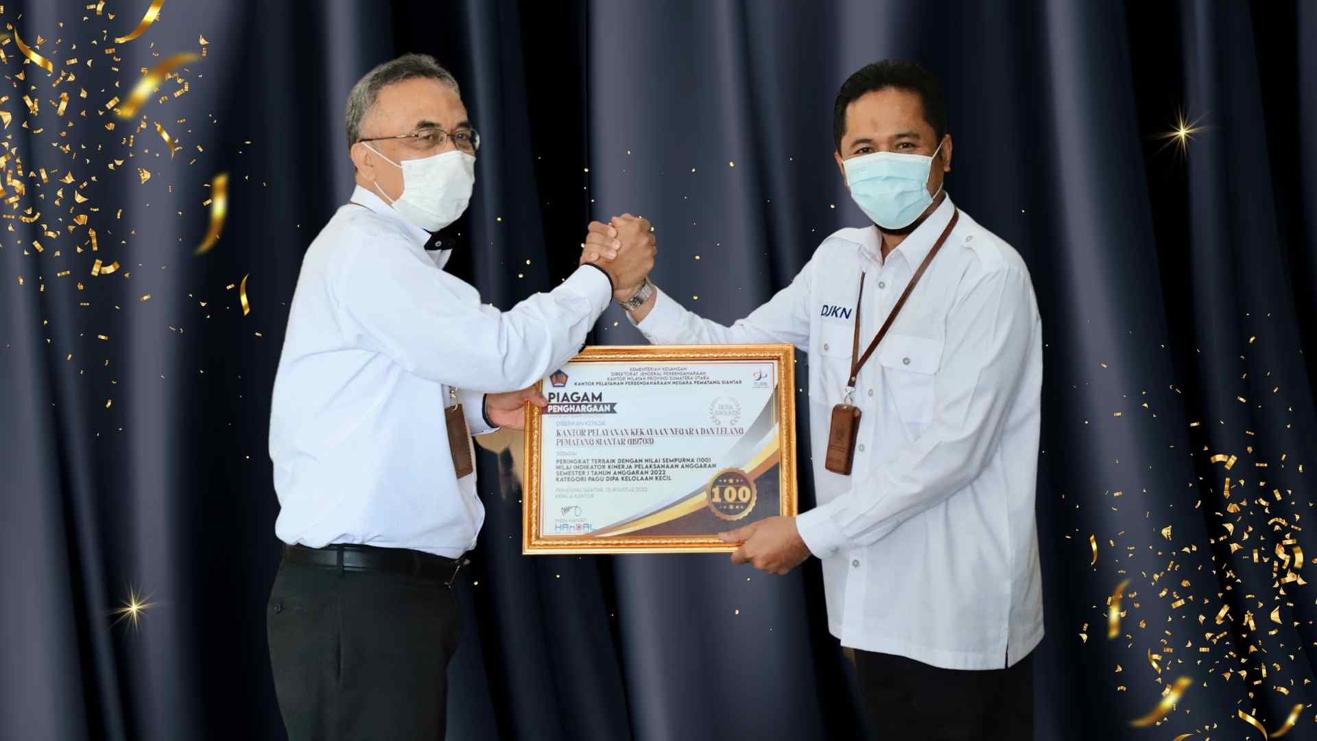 KPKNL Pematang Siantar Raih Tiga Penghargaan Pengelolaan Anggaran