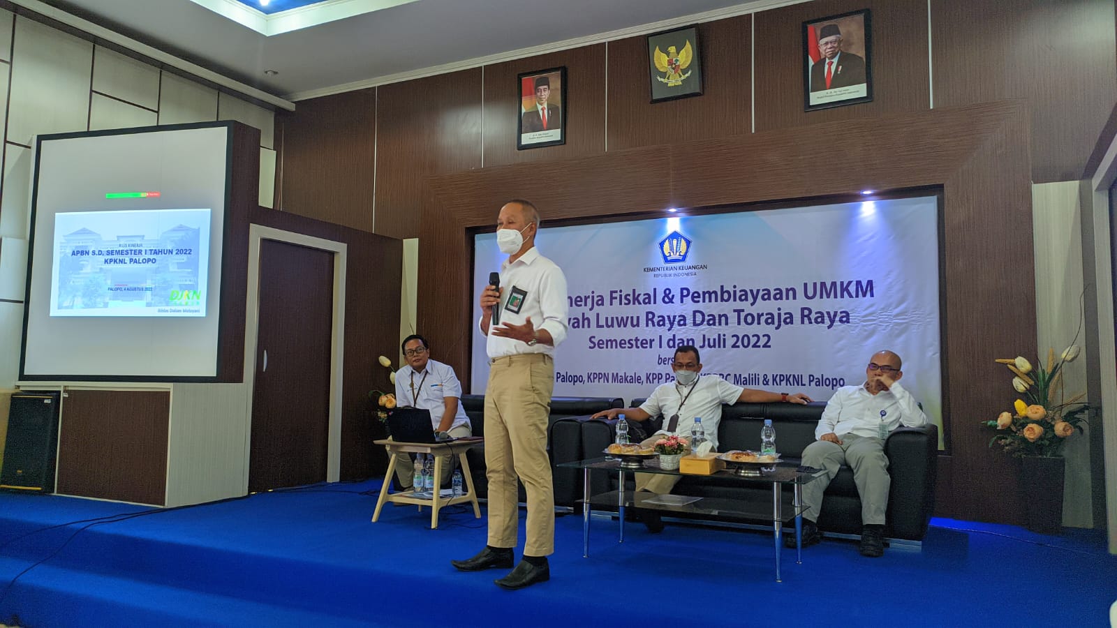 KPKNL Palopo Sampaikan Kinerja APBN dalam Press Conference Kinerja Fiskal dan Pembiayaan UMKM 