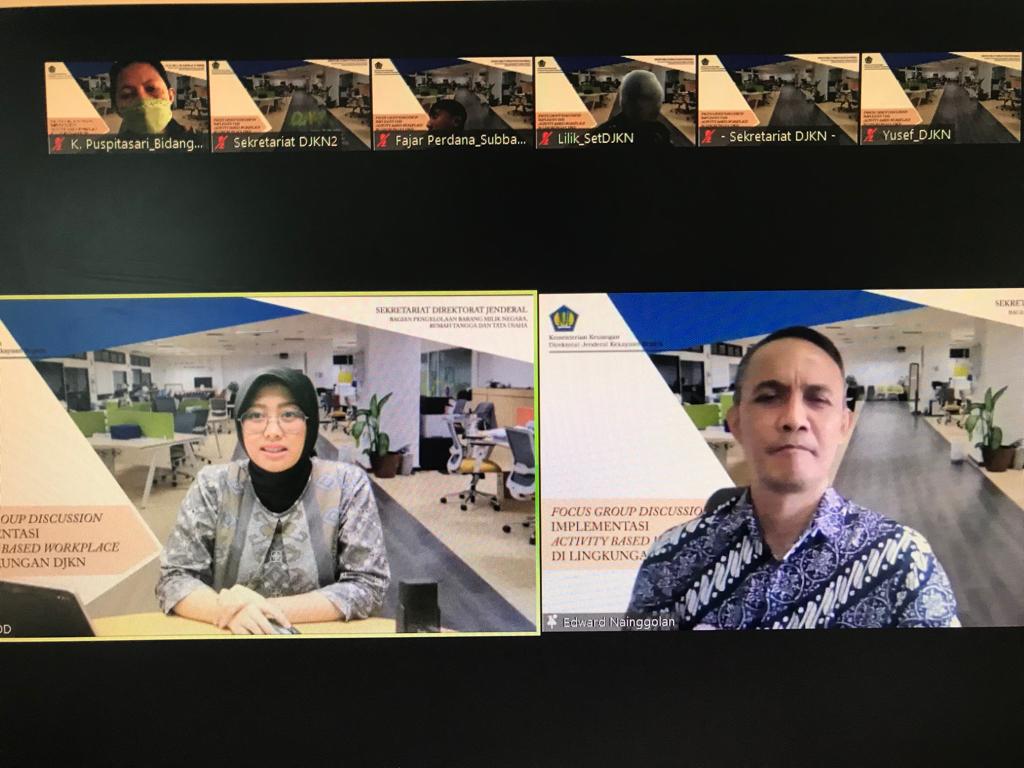 Kanwil DJKN Kalbar Sharing Implementasi Activity Based Workspace dalam FGD dan Sosialisasi Juknis ABW