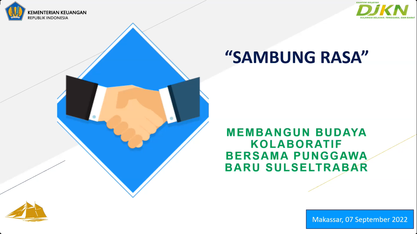 Sambung Rasa Kanwil Sulseltrabar, Sambut Punggawa Baru