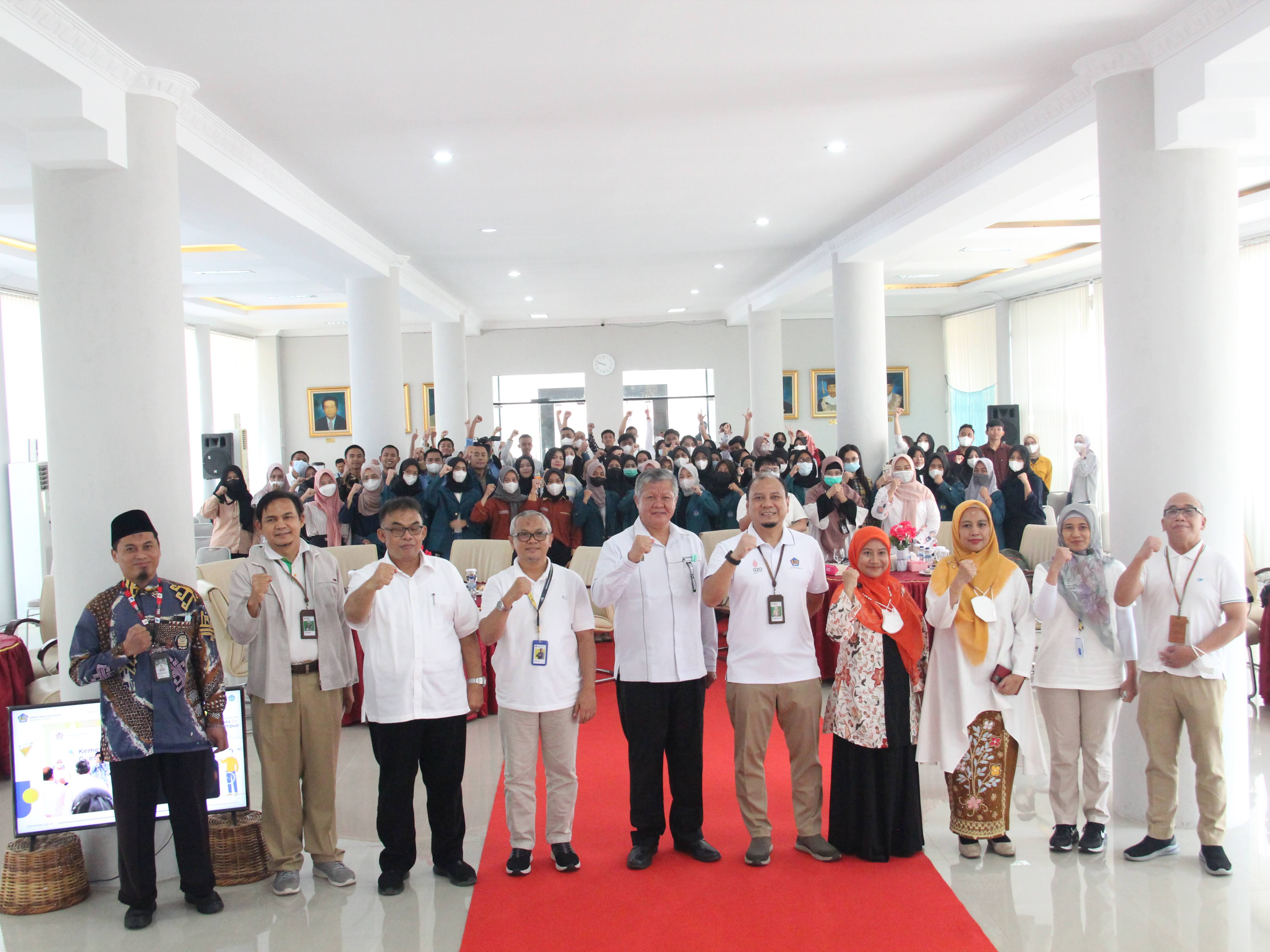 "Generasi Muda Peduli APBN" Kemenkeu Goes to Campus Universitas Lampung