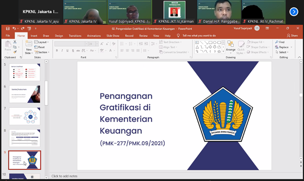 Wujudkan Budaya Antikorupsi, KPKNL Jakarta IV  Laksanakan Internalisasi Antigratifikasi
