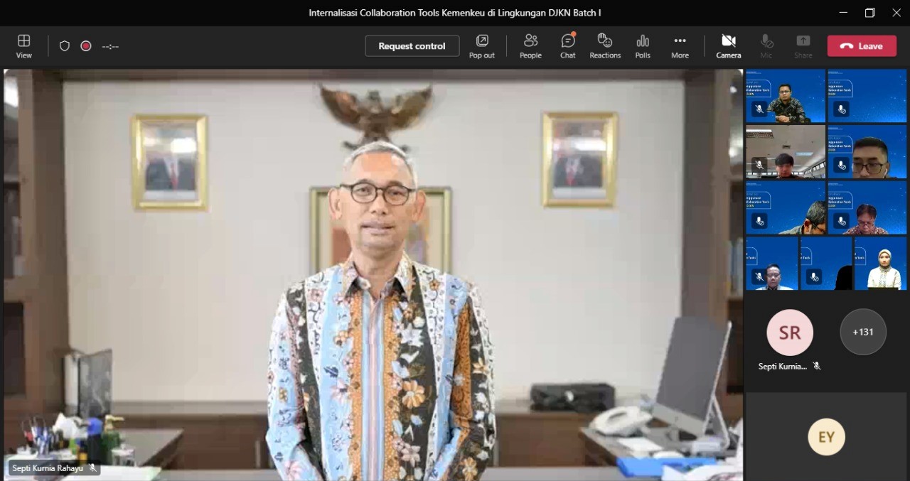 Tingkatkan Produktivitas Kinerja, DJKN Dukung Percepatan Penggunaan Collaboration Tools Kemenkeu