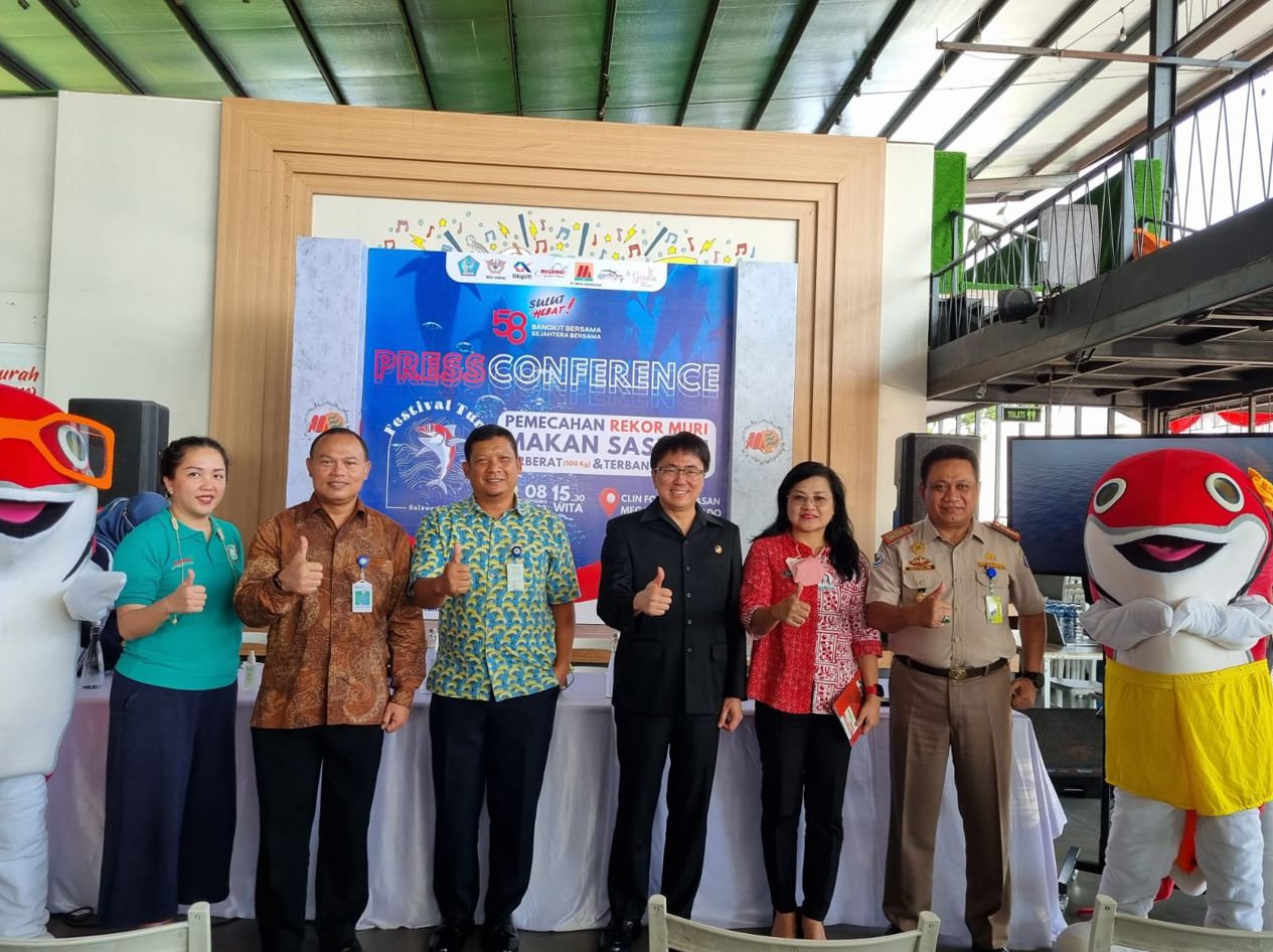 Festival Tuna Hadir di Manado, Ajak 2.500 Orang Makan Sashimi Massal