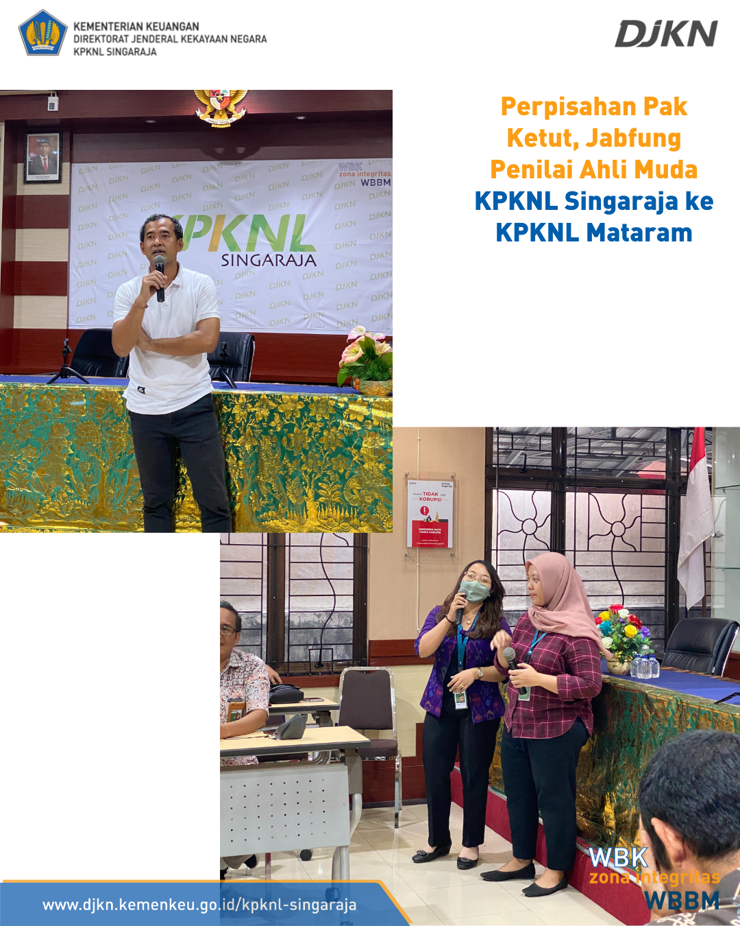 Pelepasan Pejabat Fungsional Penilai Ahli Muda  