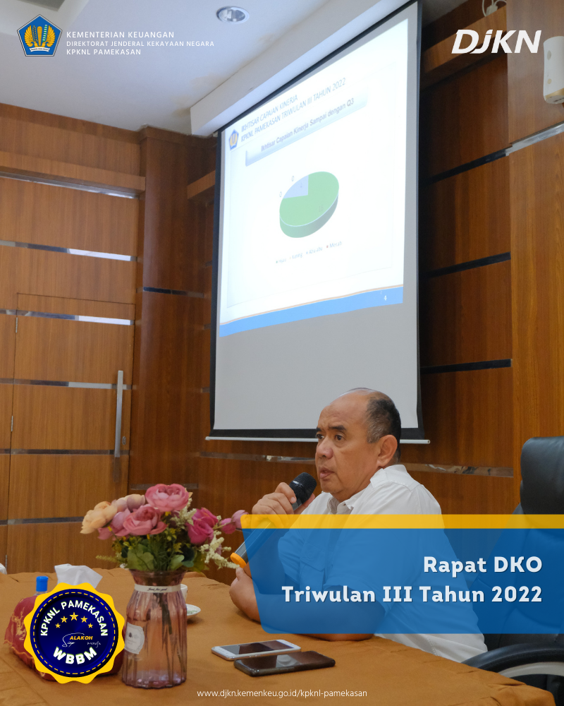KPKNL Pamekasan Laksanakan DKO Triwulan III Tahun 2022 