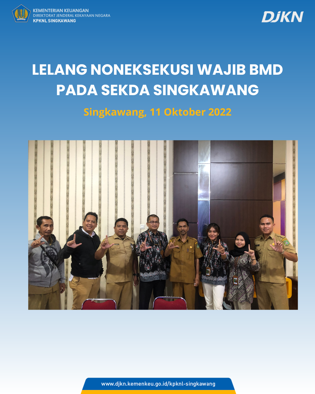 Lelang Noneksekusi Wajib Barang Milik Daerah (BMD) pada Sekretariat Daerah Kota Singkawang