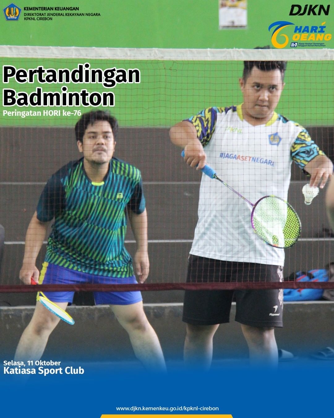 Pertandingan Badminton Peringatan HORI ke-76