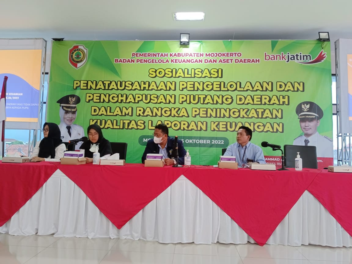 KPKNL Sidoarjo selenggarakan Sosialisasi Pengelolaan dan Penghapusan Piutang Daerah  di Wilayah Pemkab Mojokerto