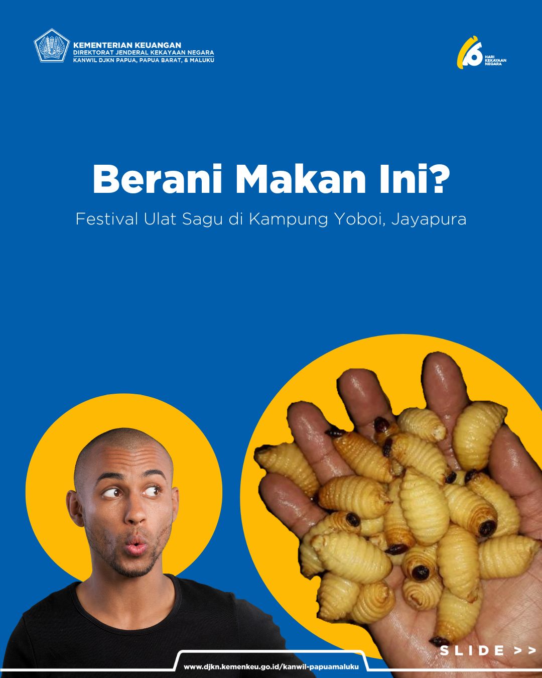 Festival Ulat Sagu, di Kampung Yoboi, Jayapura