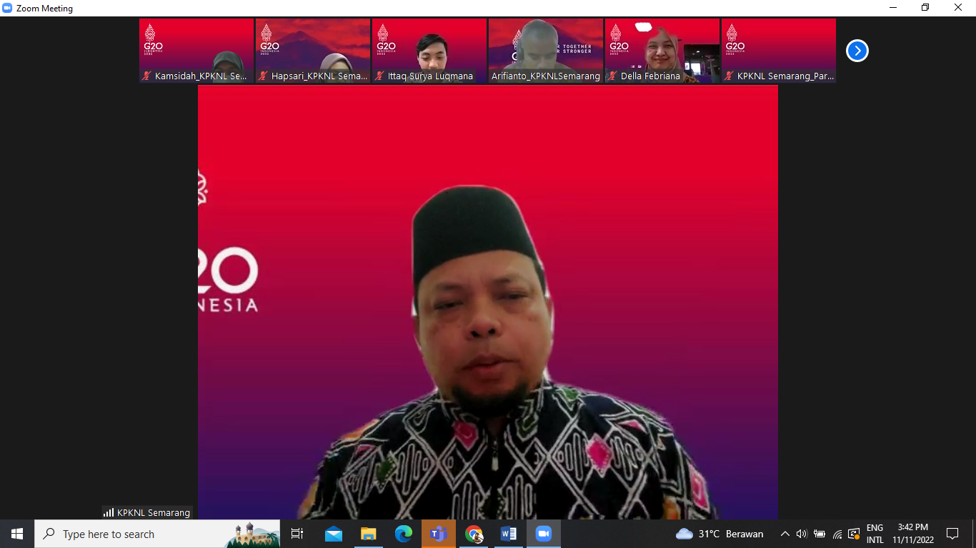 Belajar Makna Tulus Ikhlas, KPKNL Semarang Mengadakan Bintalnas 