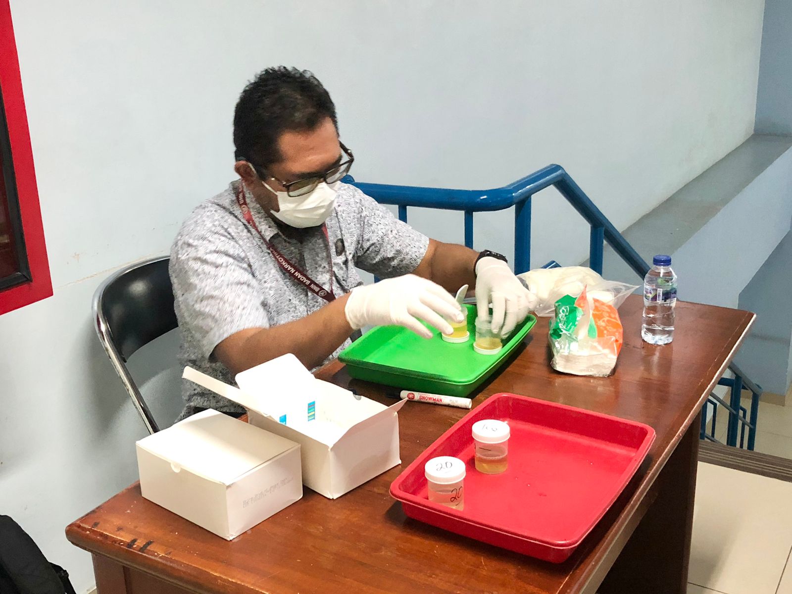 Pelaksanaan Tes Urine Dalam Rangka Pencegahan Penyalahgunaan Narkoba Pada KPKNL Medan