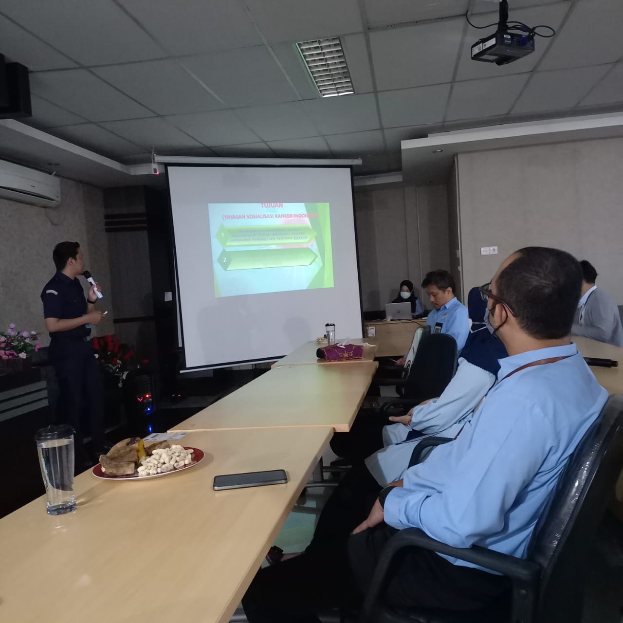 Sosialiasi Penyakit Kanker dan Tumor di KPKNL Balikpapan