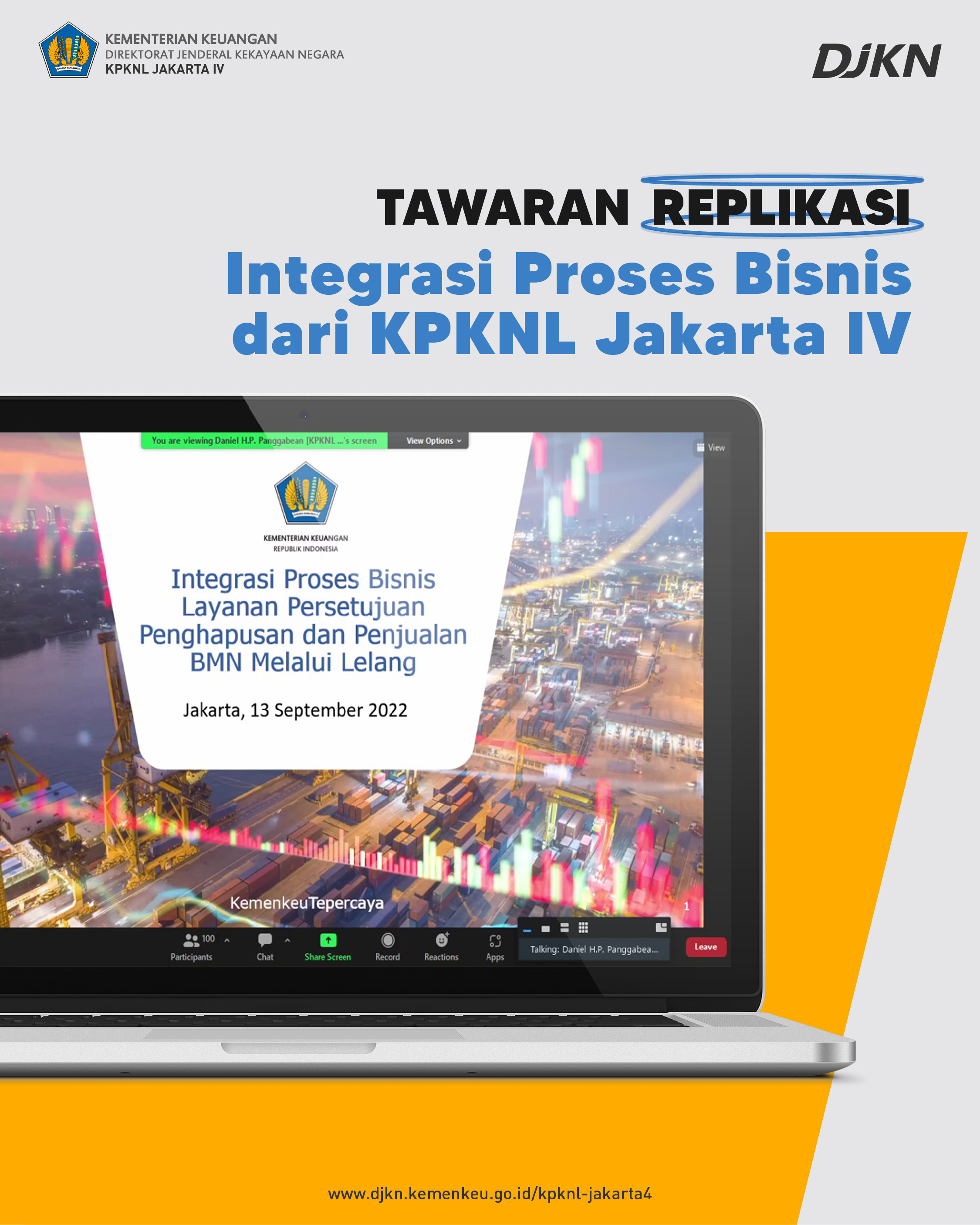 Penawaran Replikasi Inovasi dari KPKNL Jakarta IV